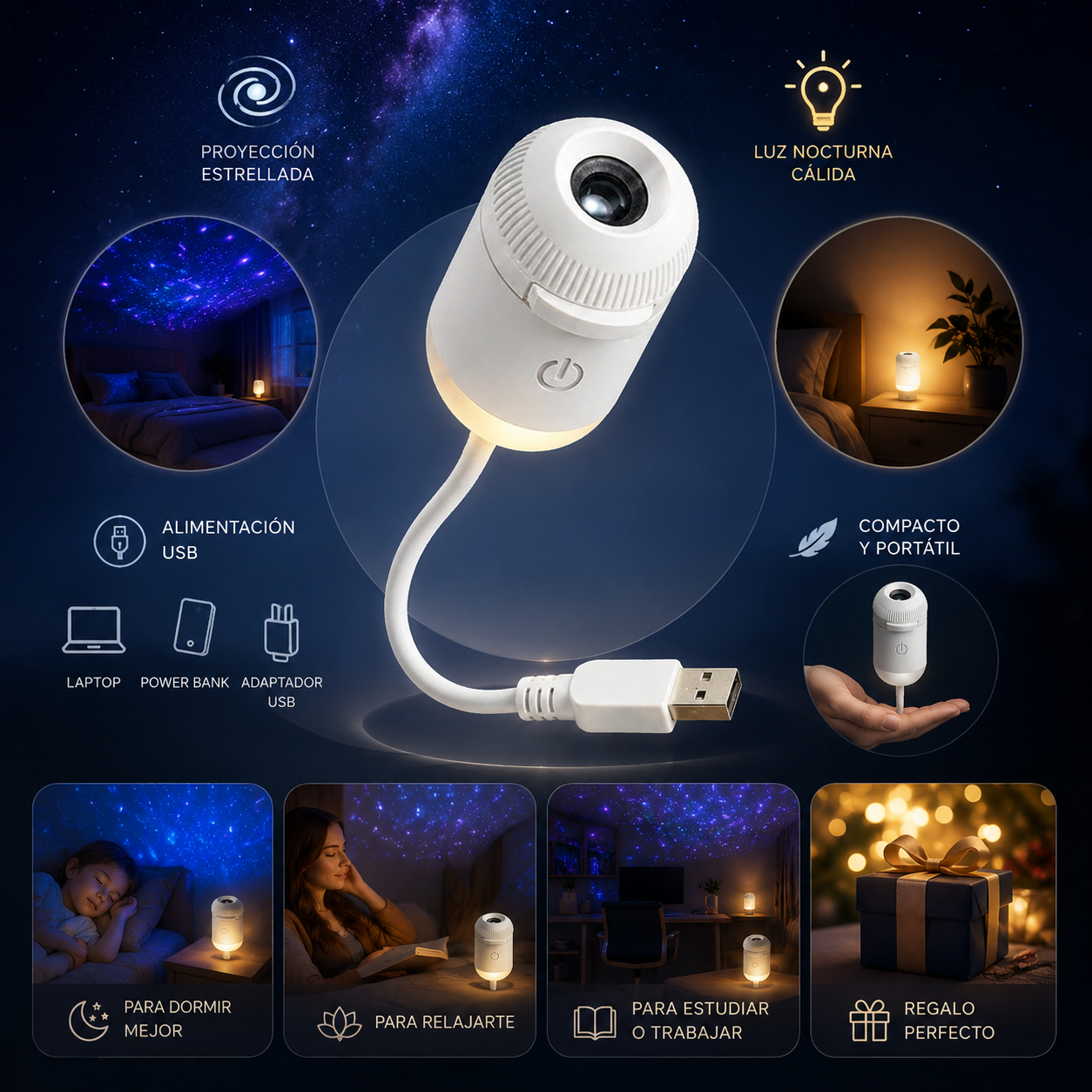 Proyector de galaxia